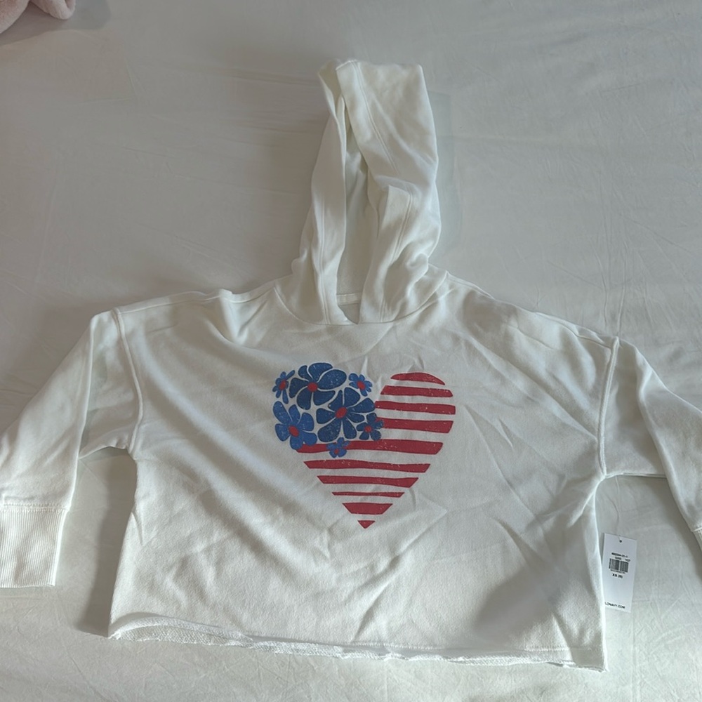 NWT Old Navy crop thin hoodie